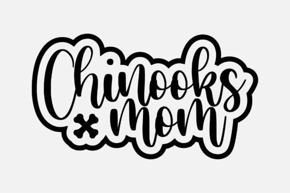 Chinooks Mom Dog Lover SVG: Graphics for Crafts Projects