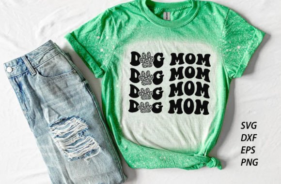 Dog Mom Retro Mama Svg for Crafts and Graphics