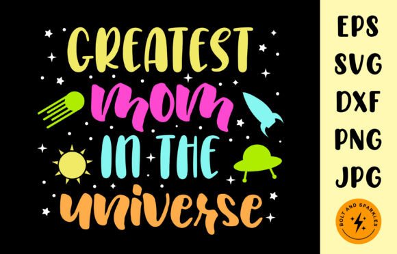 Greatest Mom, Mother’s Day Graphic