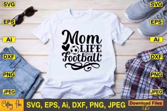 Mom Life Football SVG: Cute Graphics for Crafts